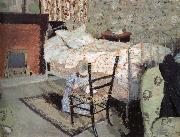 Edouard Vuillard The children to play oil painting reproduction